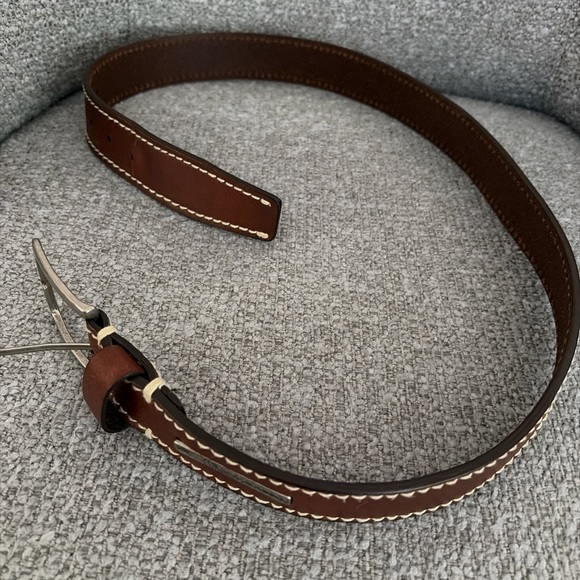 Women Brown Leather Belt - Picture 2 of 4